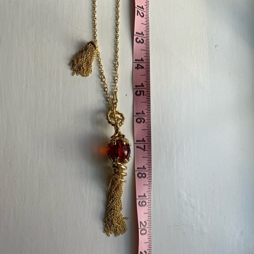 H&M Tasseled-Pendant Necklace, NWOT - Picture 6 of 6